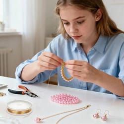 jewelry making copper wire set, multicolor beading craft diy art