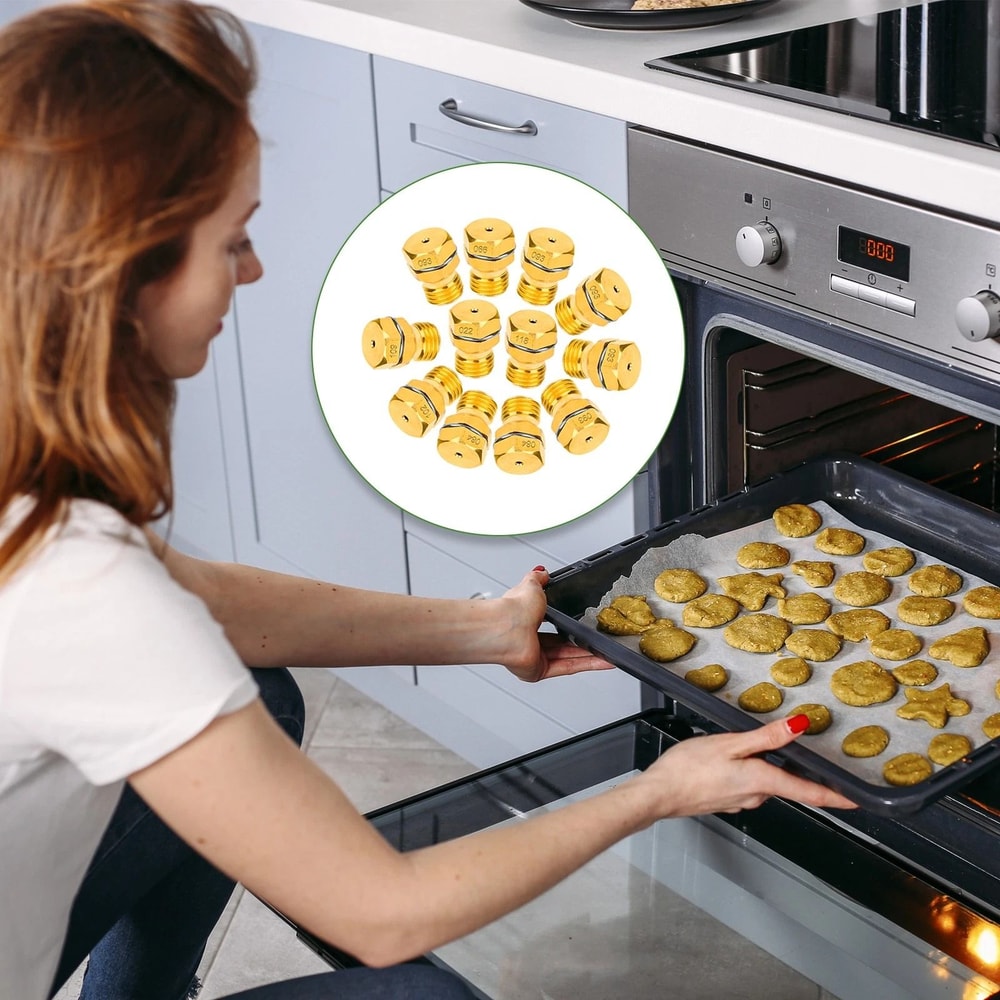 Brass Propane Orifice LP Gas Conversion Kit Nozzles For Stoves Cooktops Ranges 5