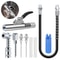 Grease Gun Kit With Flex Hose Grease Needles Zerk Fitting Cleaner And More For Maintenance 7