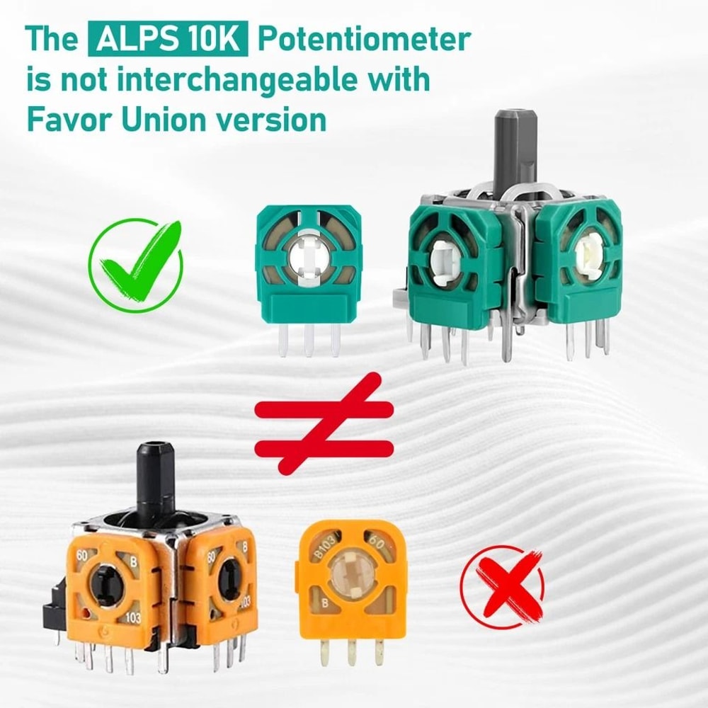 Analog Joystick Potentiometer Replacement Switch Pro Controller 4