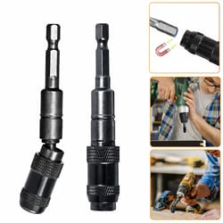 magnetic drill bit tip holder, shank impact pivoting accessory, swivel tool