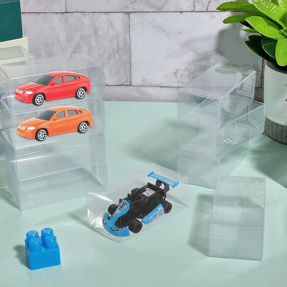 Clear PVC Display Case For Car Models Dustproof And ScratchProtected 0