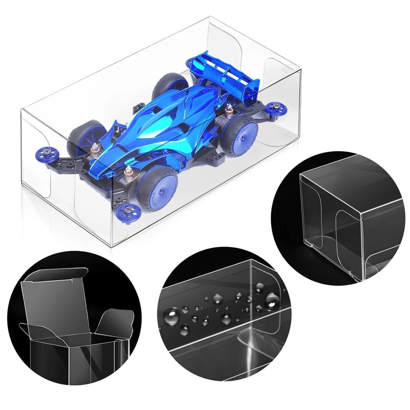 Clear PVC Display Case For Car Models Dustproof And ScratchProtected 1