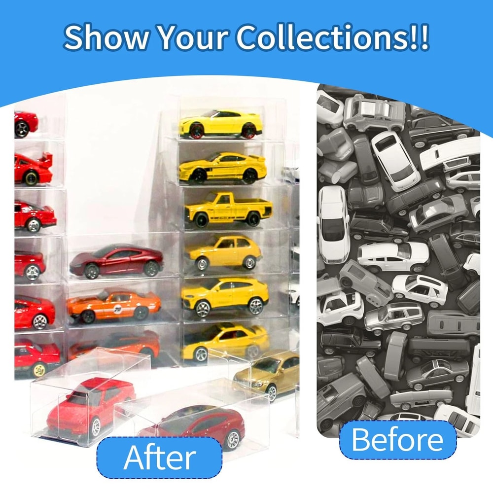 Clear PVC Display Case For Car Models Dustproof And ScratchProtected 2