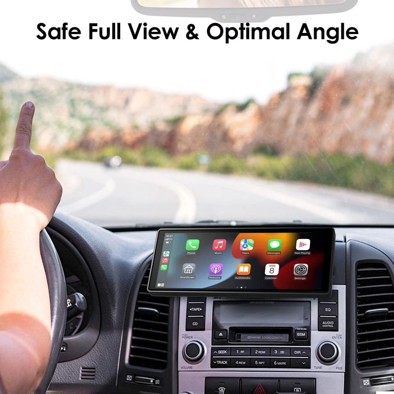 CD Slot Mount CarPlay Screen Holder Adjustable Fit For Monitors GPS And Dash Cams 3