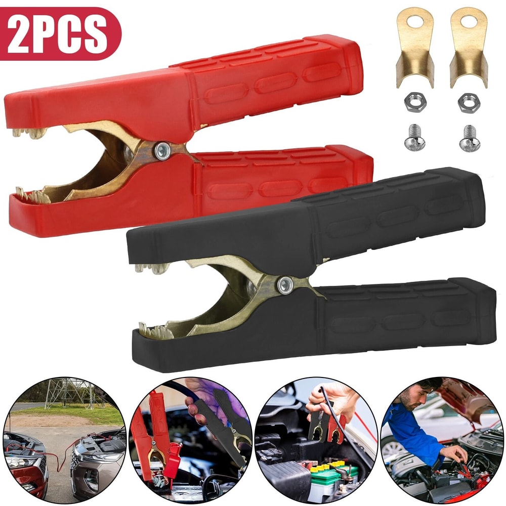 Heavy Duty Alligator Clips Car Battery Clip Cables Charger Clamp Durable Tool Set For Electrical Pr 6
