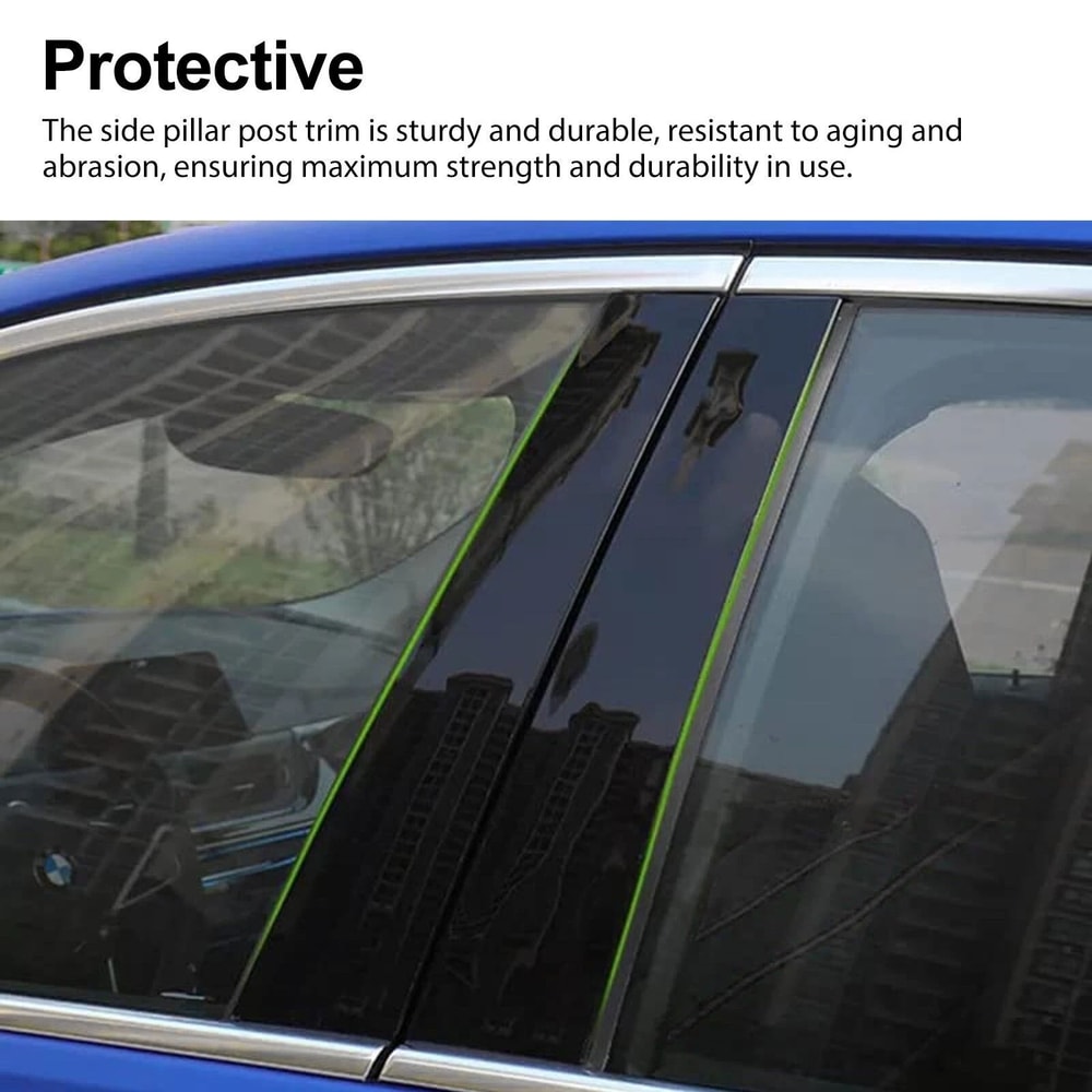 Chevrolet Malibu Door Trim Pillar Posts Black Cover Decorations 7