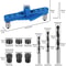 Woodworking Doweling Drill Guide Locator SelfCentering Pocket Hole Jig Kit For Accurate Drilling 5
