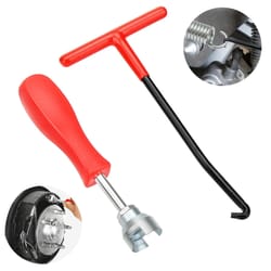 durable brake spring removal tool, t-handle compressor hook for exhaust