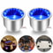 Waterproof Stainless Steel Cup Holder With Blue LED Light 0