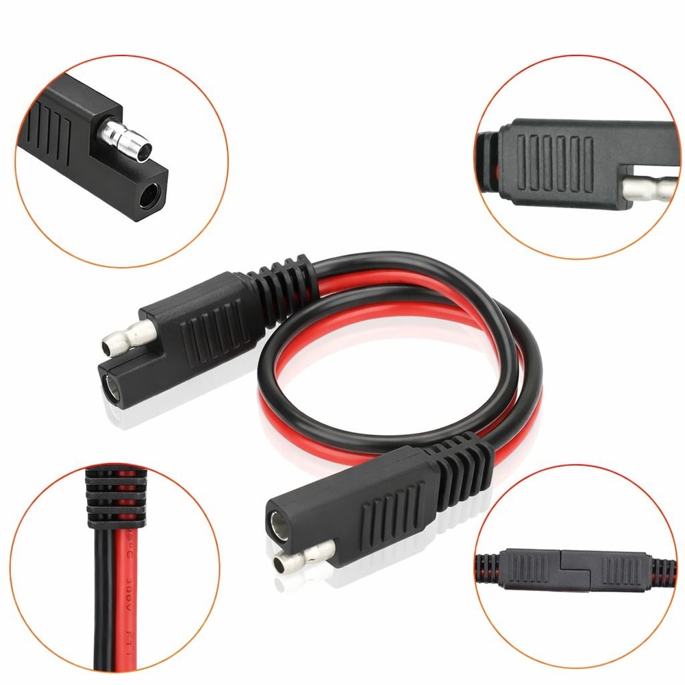 Power Connectors Cable Quick Disconnect Polarized Wire For Wide Compatibility 0