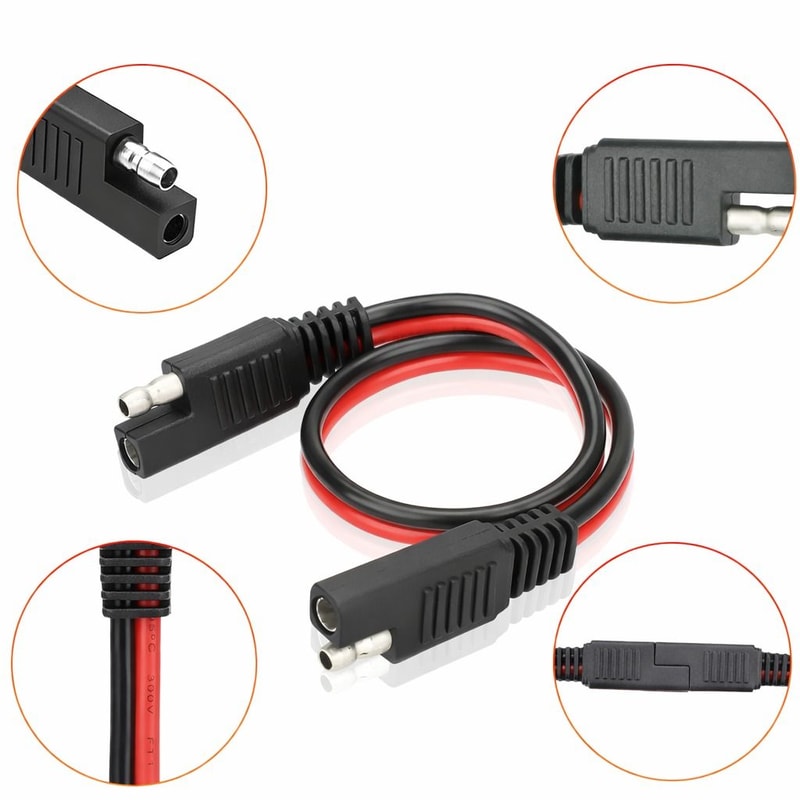 Power Connectors Cable Quick Disconnect Polarized Wire For Wide Compatibility 0