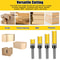 Flush Trim Router Bit Set Carbide Top Bearing Perfect For Woodworking Projects 4