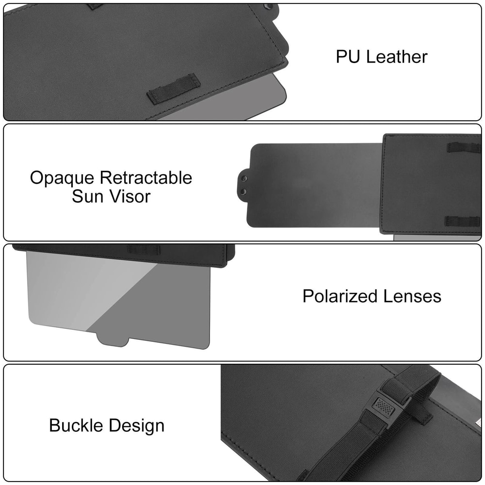 UV Protection Car Sun Visor Extension Anti Glare Shield Universal Fit 4