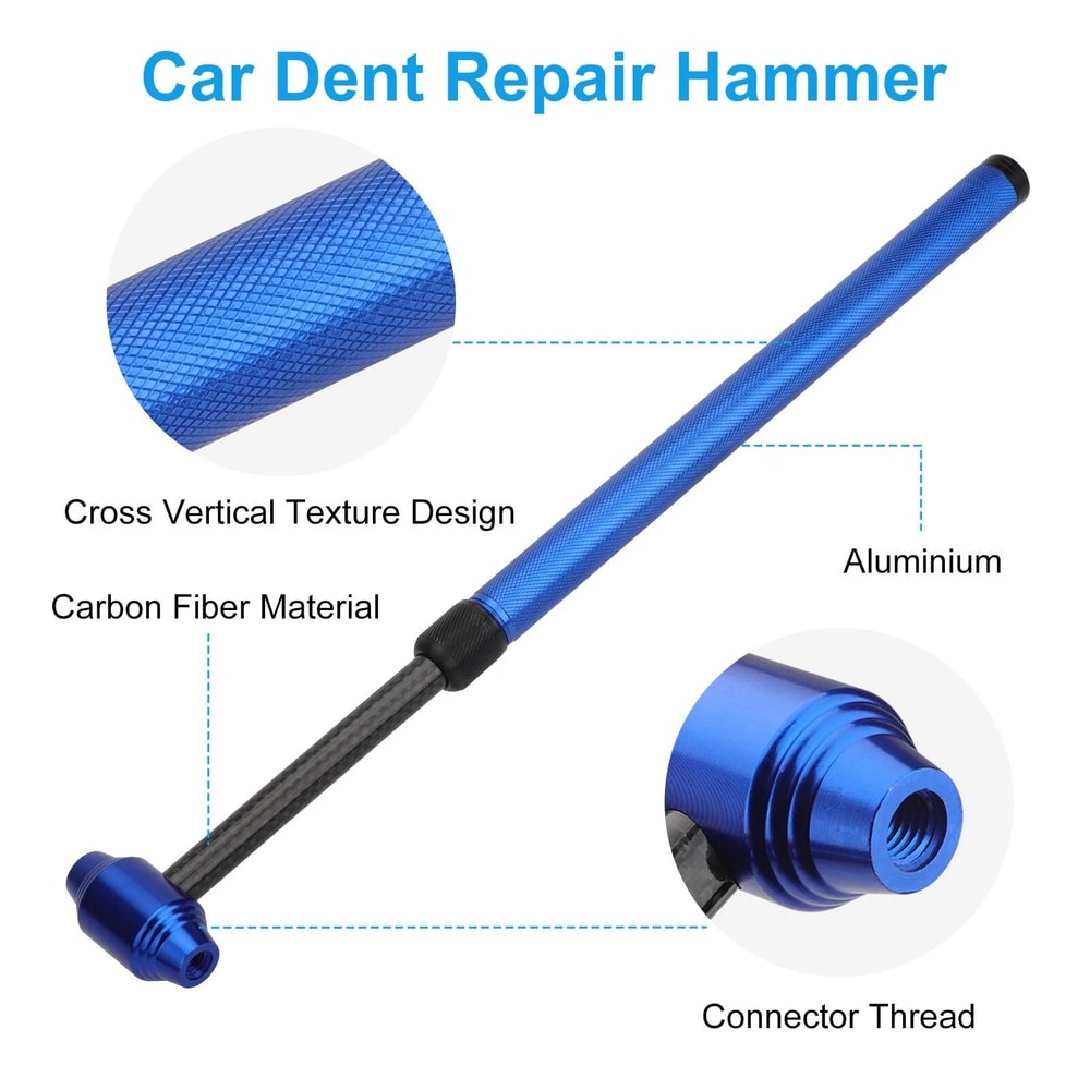Retractable Dent Repair Hammer Paintless Dent Removal Kit Puller Lifter For Car Home Use 3