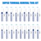 Wire Connector Terminal Removal Tool Kit Electrical Pin Extractor Ejector Tools 4