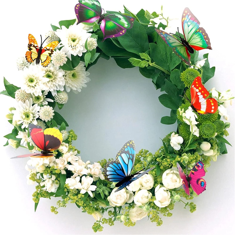 Outdoor Butterfly Stakes For Garden Planter Flower Pot Yard Decor Art 2