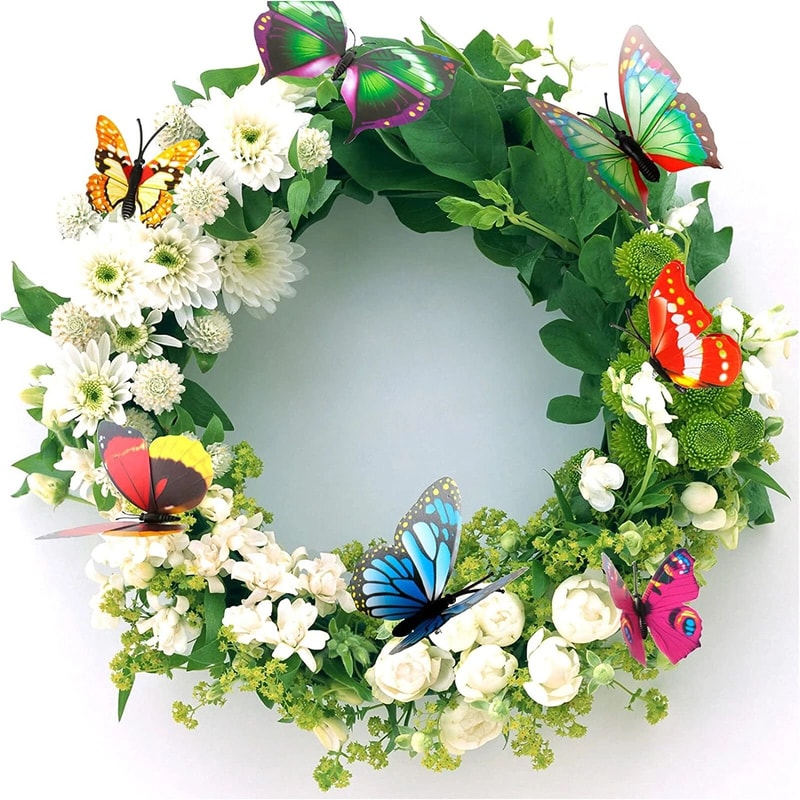 Outdoor Butterfly Stakes For Garden Planter Flower Pot Yard Decor Art 2