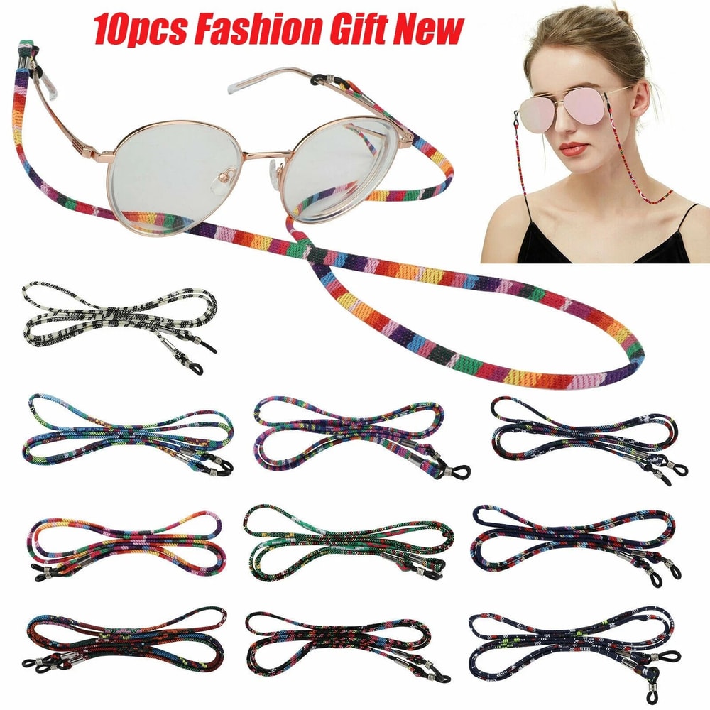 Adjustable Eyeglass Holder Neck Strap Sports Cord Lanyard For Sunglasses Reading Glasses 6