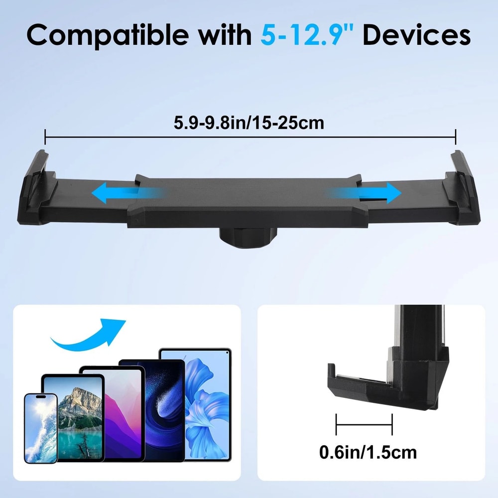 Adjustable Rotatable Tablet Phone Mount Holder Easy Viewing 7