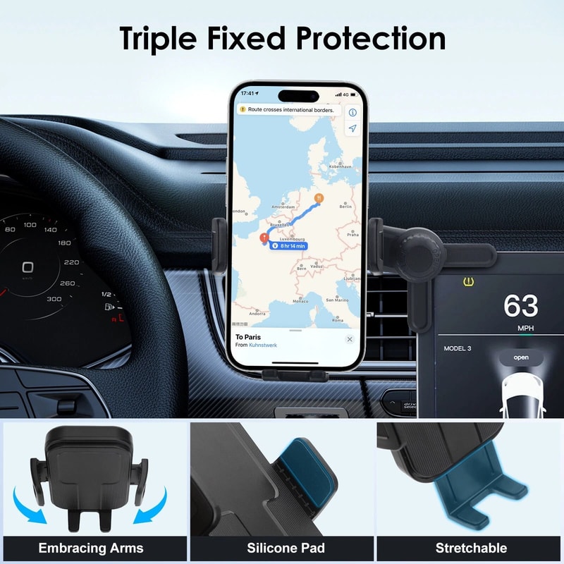 Screen Clip Phone Mount Universal Smartphone Holder 2