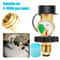 Universal Propane Tank Gas Gauge With Builtin Pressure Meter HeavyDuty Brass Construction For Safe 3