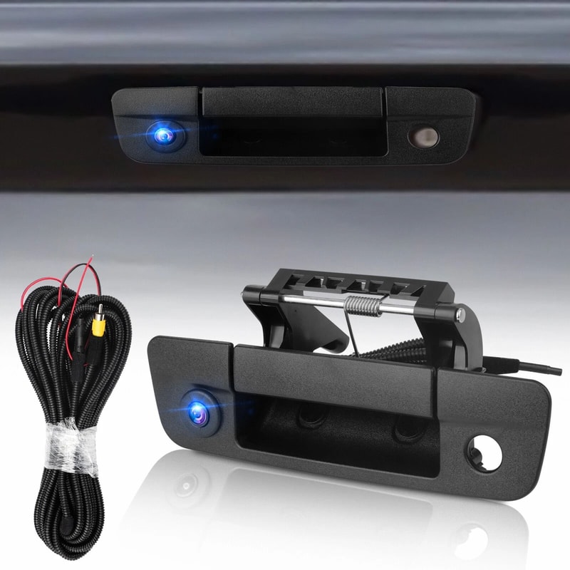 Backup Camera Tailgate Handle HD Vision Waterproof 1