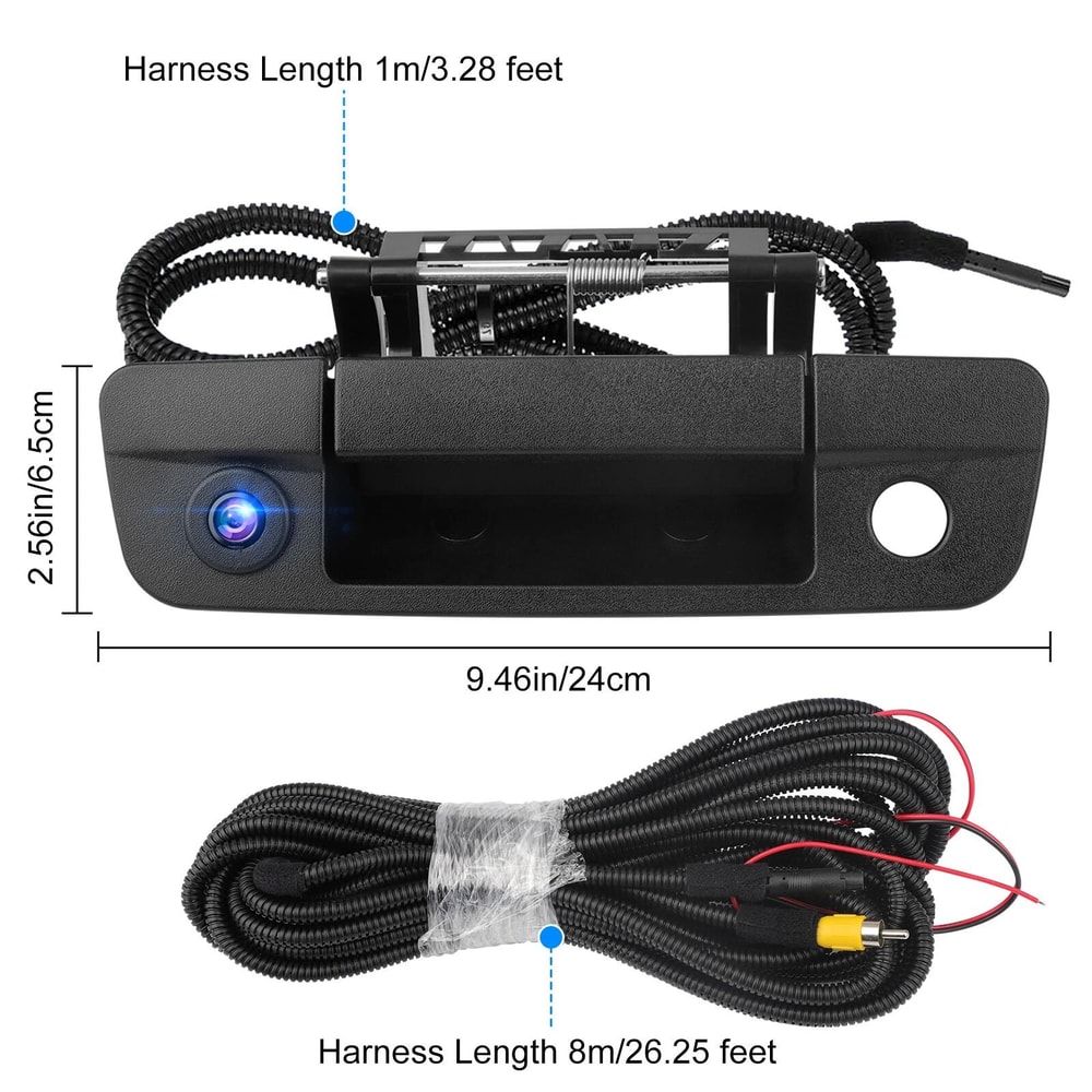 Backup Camera Tailgate Handle HD Vision Waterproof 2