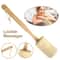 Exfoliating Wood Loofah Back Scrubber Brush Long Handle Massage Body Shower Brush 1