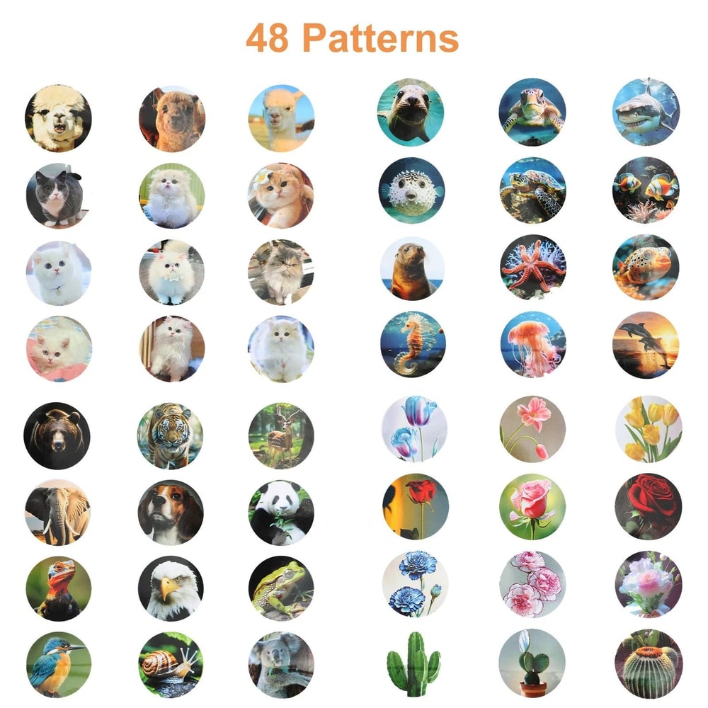 DIY Pin Badge Maker Kit NoMount Press Machine With Patterns For Creative Crafts And Gifts 5