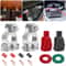 Battery Terminal Connectors Kit Heavy Duty Positive Negative CorrosionResistant 7
