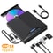 USB Slim External CD DVD RW Drive Burner Player For Laptop PCs Black 7
