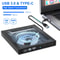 USB Slim External CD DVD RW Drive Burner Player For Laptop PCs Black 5