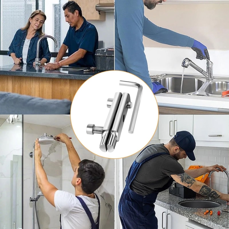 Stripped Screw Extractor Set Broken Pipe Removal Tool For Plumbing 1