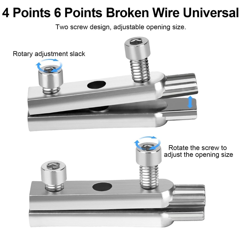 Stripped Screw Extractor Set Broken Pipe Removal Tool For Plumbing 6