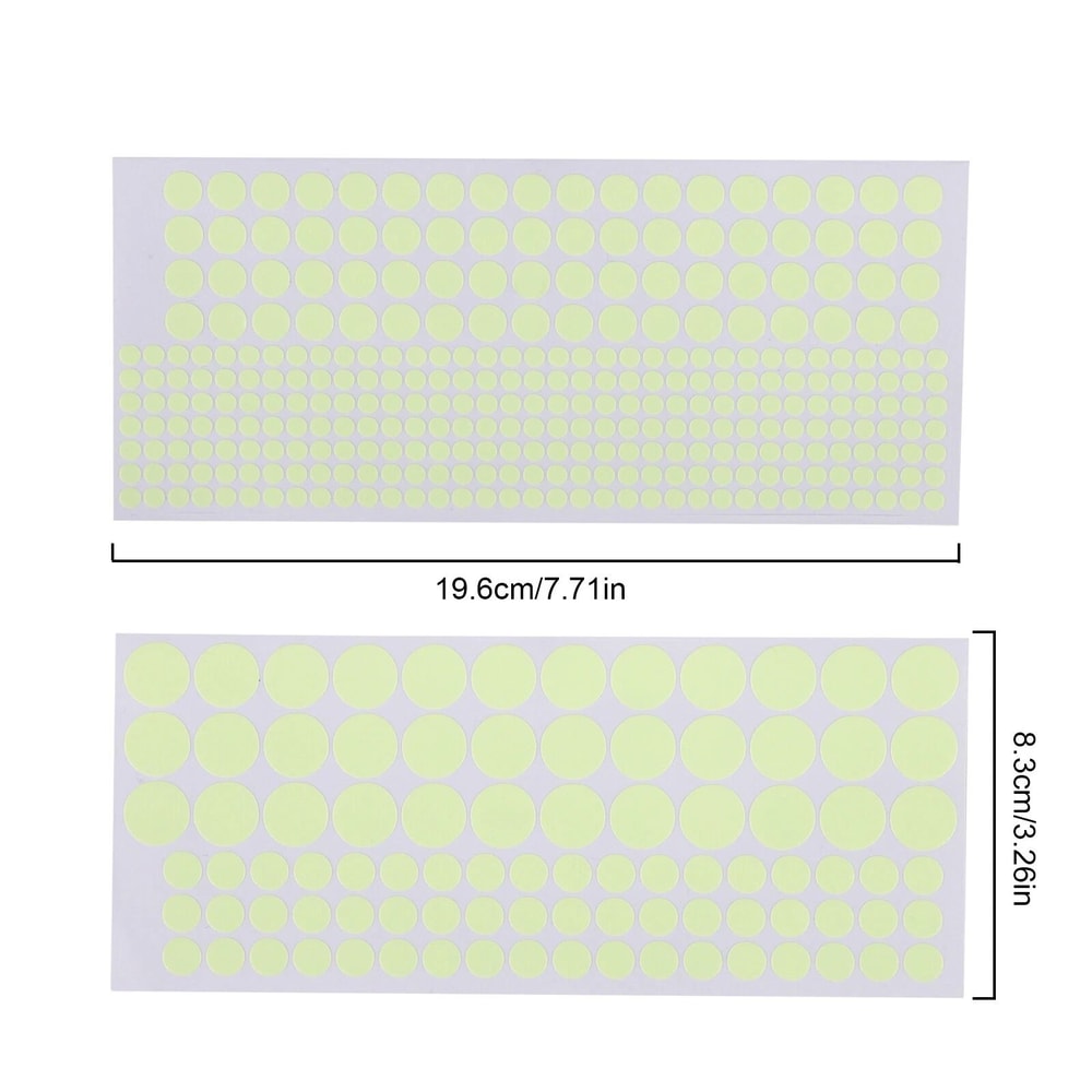 Luminous Glow In The Dark Stars And Moon Wall Stickers Space Art For Ceiling Decor 1