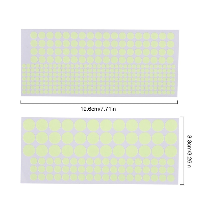 Luminous Glow In The Dark Stars And Moon Wall Stickers Space Art For Ceiling Decor 1