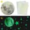 Luminous Glow In The Dark Stars And Moon Wall Stickers Space Art For Ceiling Decor 3