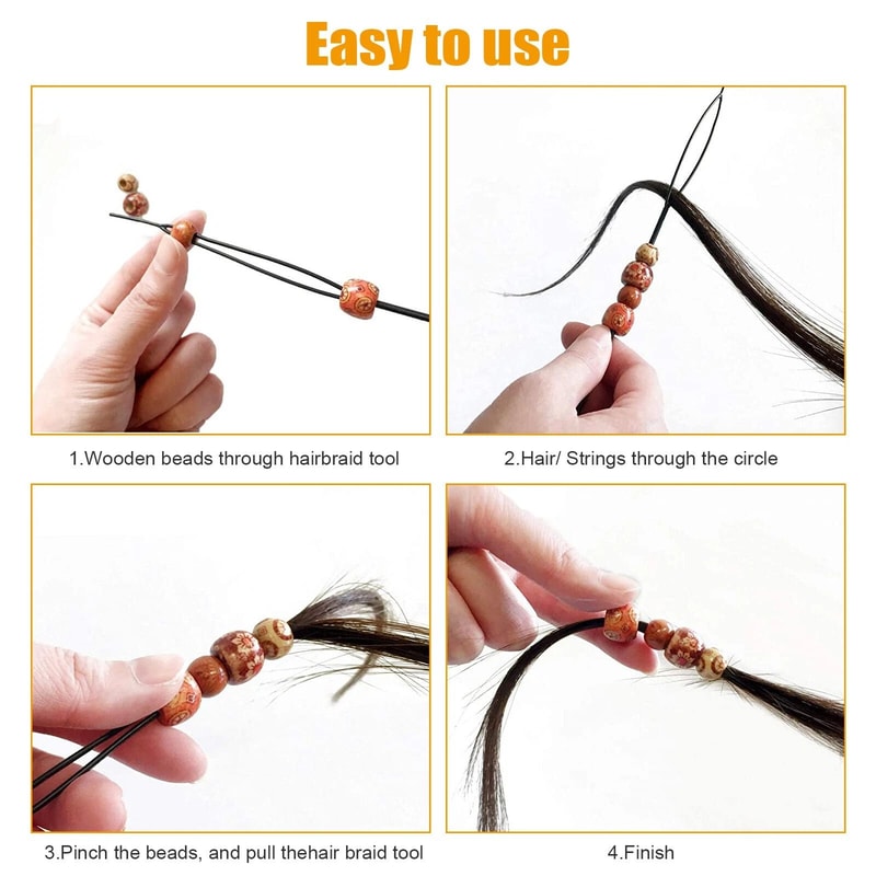 Craft DIY Wooden Beads For Jewelry Making Natural Flower Bead Supplies 3