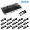 Snap Hair Clips Black Metal Double Grip Hair Barrettes For Thick And Thin Hair 5