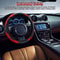 Black Steering Wheel Cover Leather Car Accessories AntiSlip For Safe Driving 6