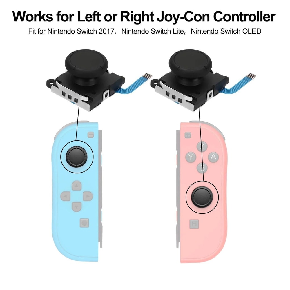 Switch JoyCon Replacement Joystick Repair Kit With Tools And Instructions 5