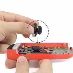 switch joy-con replacement joystick repair kit with tools and instructions