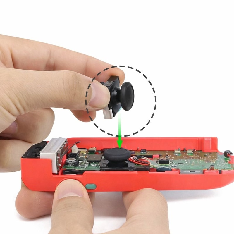 Switch JoyCon Replacement Joystick Repair Kit With Tools And Instructions 0