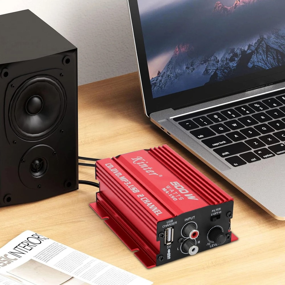 Power Amp Car Stereo Channel HiFi Subwoofer Amplifier 0