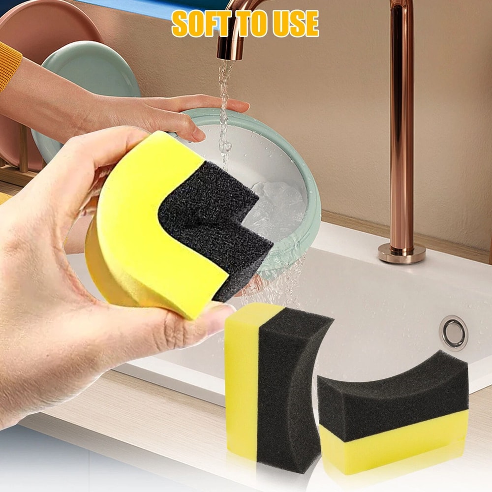 Car Dressing Applicator Pads Reusable Sponge For Tire Shine Protectant And Contour Detailing 4