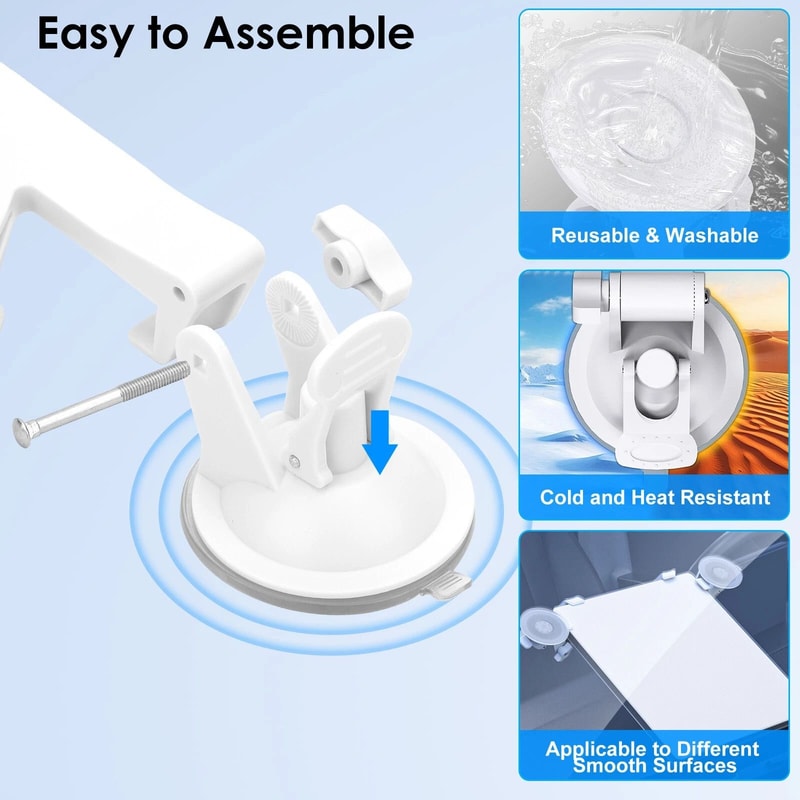 Mini Mounting Kit Suction Cup Holder For Roof And Glass Surfaces 7