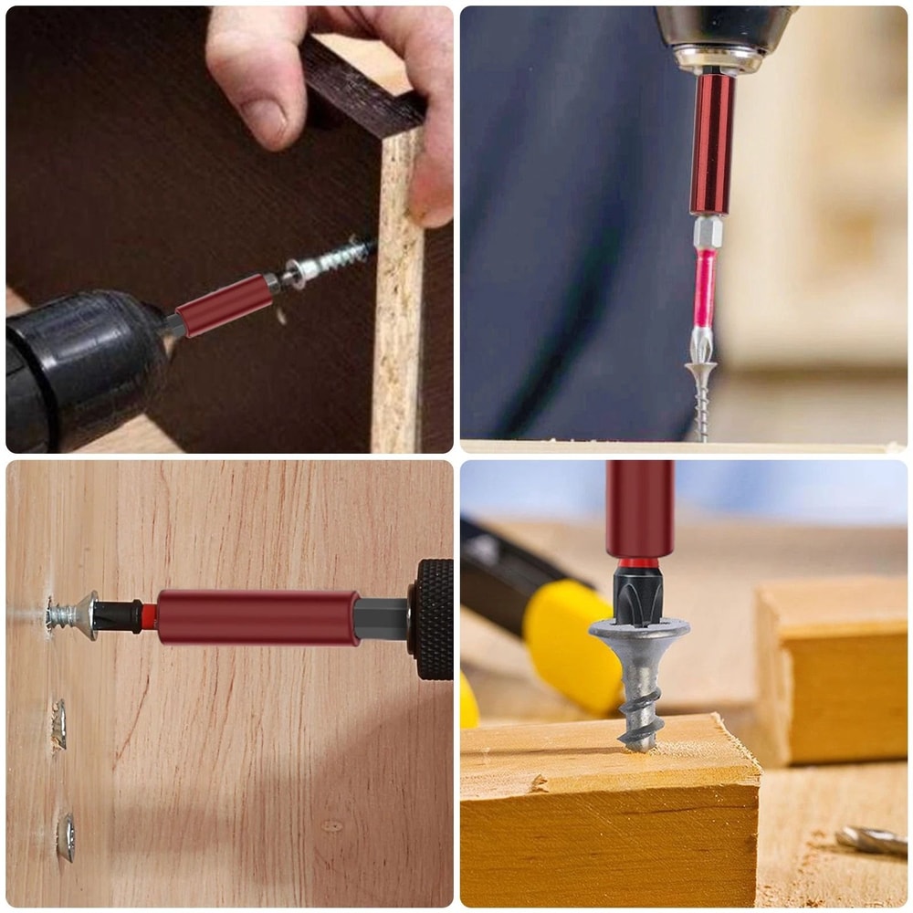 Drill Bit Screwdriver Extension Holder Magnetic Shank Holder Quick Release 1