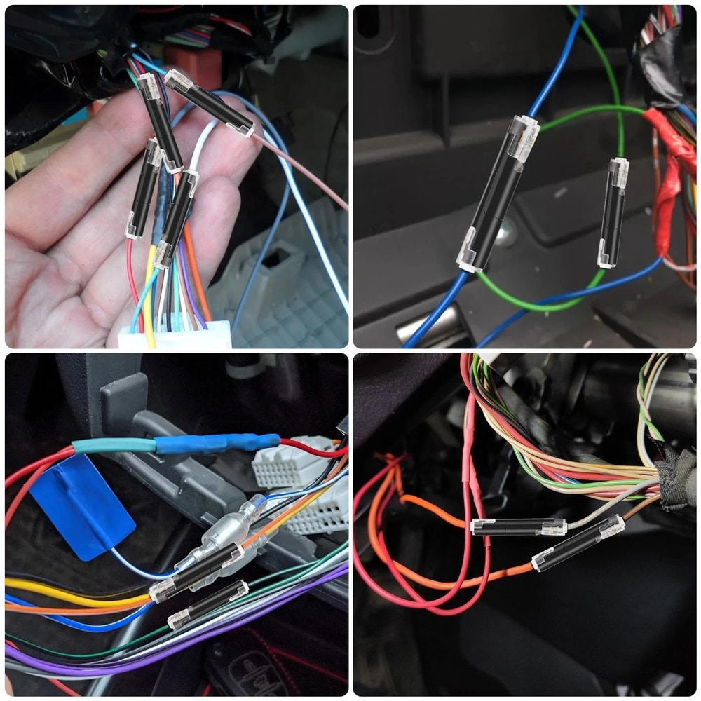 Reusable Clamp Terminal Blocks PlugIn Quick Wire Connectors Cables 1