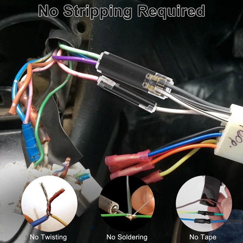 Reusable Clamp Terminal Blocks PlugIn Quick Wire Connectors Cables 4